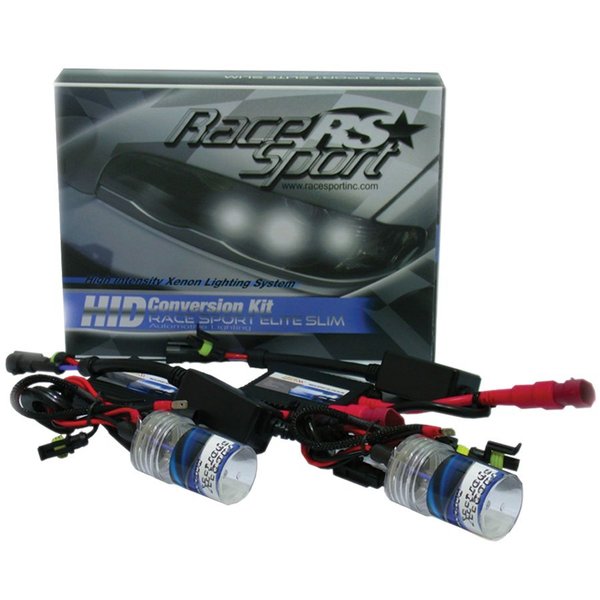 Race Sport H13 Hid Ac Super-Slim Ballast Kit H13-6K-SLIM